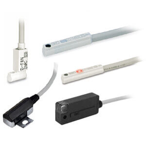 D-M9PSAPC - Sensore magnetico D-M9 3 fili pnp con connettore M8 3 poli con cavo 0,5mt SMC