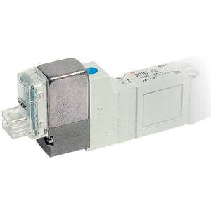 SY5120-5YO-01F-Q - Elettrovalvola a 5 vie monostabile 24V 1/8" SMC